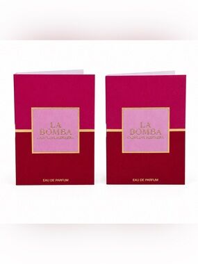 Carolina Herrera La Bomba Perfume Sample Spray Cards Set of 2